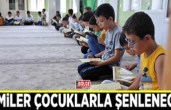 Van'daki camiler çocuklarla şenlenecek