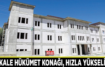 Başkale Hükümet Konağı, hızla yükseliyor