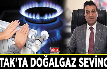 Çatak'ta doğalgaz sevinci…