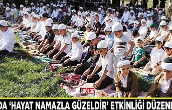 Van’da ‘Hayat Namazla Güzeldir’ etkinliği düzenlendi