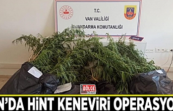 Van’da Hint keneviri operasyonu