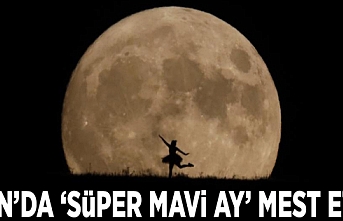 Van’da ‘Süper Mavi Ay’ mest etti