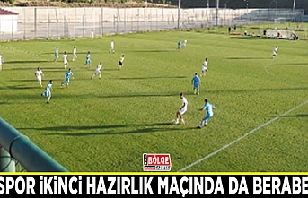 Vanspor ikinci hazırlık maçında da berabere…