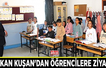 Başkan Kuşan'dan öğrencilere ziyaret