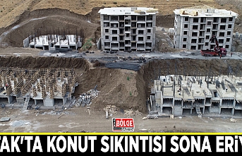 Çatak'ta konut sıkıntısı sona eriyor