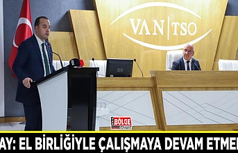 Çintay: El birliğiyle çalışmaya devam etmeliyiz