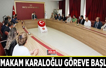 Kaymakam Karaloğlu göreve başladı