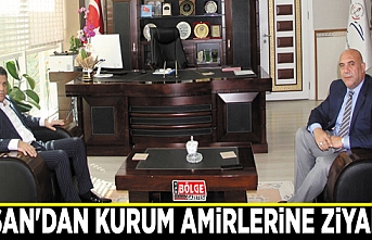 Kuşan'dan kurum amirlerine ziyaret