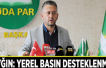 Sayğın: Yerel basın desteklenmeli