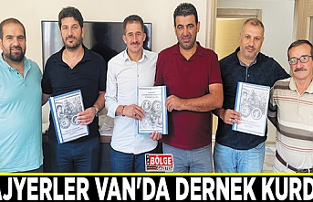 Stajyerler Van'da dernek kurdu…