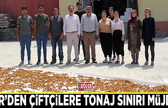 Süer’den çiftçilere tonaj sınırı müjdesi