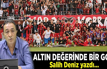 Altın değerinde bir gol…