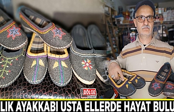 Asırlık ayakkabı usta ellerde hayat buluyor