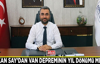 Başkan Say’dan 23 Ekim Van depreminin yıl dönümü mesajı