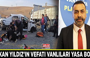 Başkan Yıldız'ın vefatı Vanlıları yasa boğdu