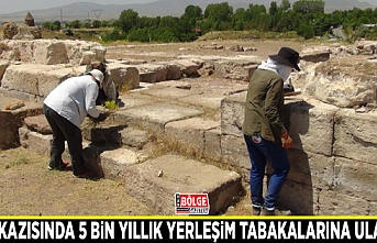 Kale kazısında 5 bin yıllık yerleşim tabakalarına ulaşıldı