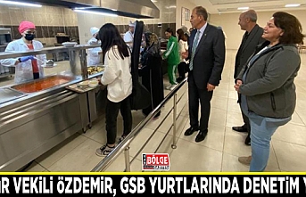 Müdür Vekili Özdemir, GSB yurtlarında denetim yaptı