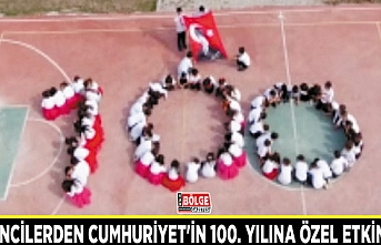 Öğrencilerden Cumhuriyet'in 100. yılına özel etkinlik