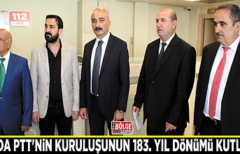 Van'da PTT'nin kuruluşunun 183. yıl dönümü kutlandı