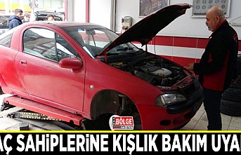 Araç sahiplerine kışlık bakım uyarısı