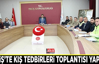 Erciş’te kış tedbirleri toplantısı yapıldı