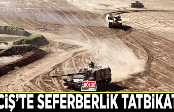 Erciş’te seferberlik tatbikatı...