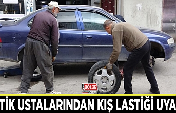 Lastik ustalarından kış lastiği uyarısı