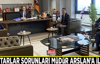 Muhtarlar sorunları Müdür Arslan’a iletti