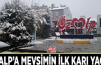 Özalp’a mevsimin ilk karı yağdı