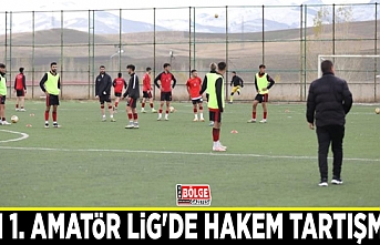 Van 1. Amatör Lig'de hakem tartışması