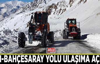 Van-Bahçesaray yolu ulaşıma açıldı