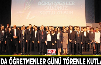 Van'da Öğretmenler Günü törenle kutlandı