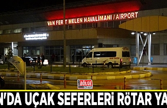 Van'da uçak seferleri rötar yaptı