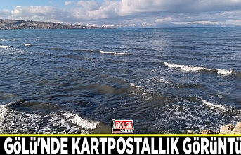 Van Gölü'nde kartpostallık görüntüler