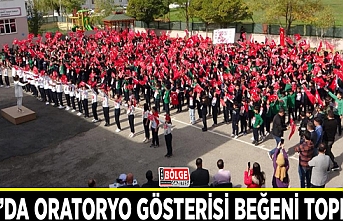 Van’da oratoryo gösterisi beğeni topladı