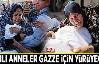 Vanlı anneler Gazze için yürüyecek