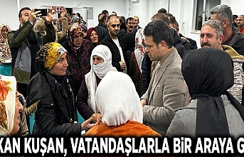 Başkan Kuşan, vatandaşlarla bir araya geldi