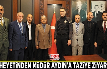 BBP heyetinden Emniyet Müdürü Atanur Aydın'a taziye ziyareti…