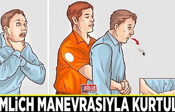 Boğazına şeker kaçan çocuk Heimlich manevrasıyla kurtuldu