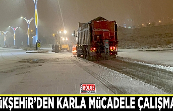 Büyükşehir karla mücadele çalışmalarını sürdürüyor