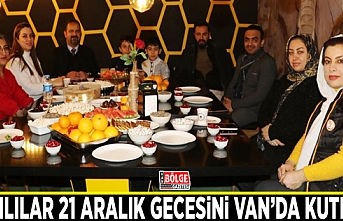 İranlılar 21 Aralık gecesini Van’da kutladı