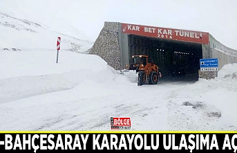 Van-Bahçesaray karayolu ulaşıma açıldı