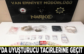 Van'da uyuşturucu tacirlerine geçit yok