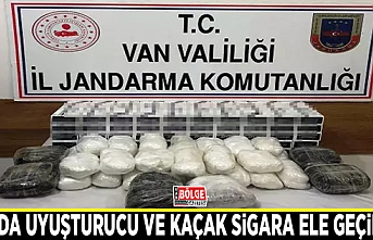 Van’da uyuşturucu ve kaçak sigara ele geçirildi