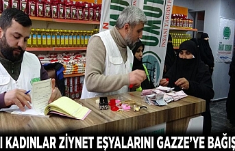 Vanlı kadınlar ziynet eşyalarını Gazze’ye bağışladı