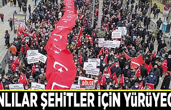 Vanlılar şehitler için yürüyecek