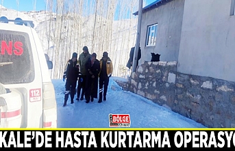 Başkale’de hasta kurtarma operasyonu