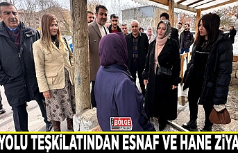 İpekyolu teşkilatından esnaf ve hane ziyareti