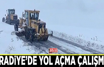 Muradiye’de yol açma çalışması