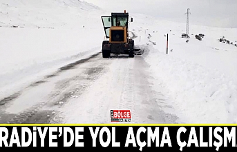 Muradiye’de yol açma çalışması